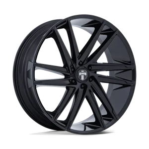 DUB – BLAZE – Black – 24″x10″ 25mm – All weather Wheels – DC275BX24106825